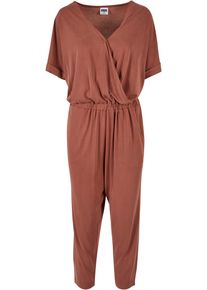 Urban Classics Damen Jumpsuit "Urban Classics Damen Ladies Modal Jumpsuit", orange, Gr. XS, unifarben, 77% Modal, 23% Polyester, Overalls