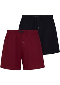 Bruno Banani Herren Weiter Boxer "Loose Fit", Gr. XXXL, rot, Obermaterial: 100% Baumwolle, Unterhosen, mit Knopfleiste