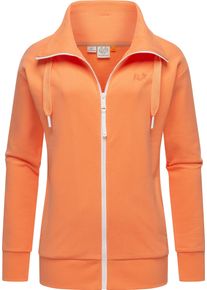 Ragwear Damen Sweatjacke "Shocky", orange, casual, Gr. XS, Obermaterial: 70% Baumwolle, 30% Polyester; Innenfutter: 70% Baumwolle, 30% Polyester,