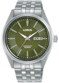 Lorus Herren Automatikuhr "Classic", silber, Armbanduhren, Armbanduhr, Herrenuhr, Mechanische Uhr, Edelstahlarmband, analog, Tag