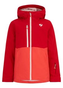 Ziener Kinder Skijacke "ABILA", rot, Gr. 104, Obermaterial alle Farben außer river blue dob: 100% Polyester, Obermaterial Farbe river blue dob: 1.