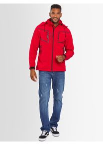 Arctic Seven Herren Softshelljacke "ASPierr", rot, Gr. L, Obermaterial: 96% Polyester, 4% Elasthan; Innenmaterial: 100% Polyester, Jacken, sportliche