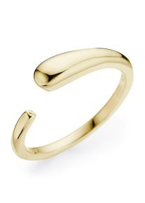 HECHTER PARIS Damen Fingerring "Schmuck Geschenk Silber 925 Damenring Tropfen", 59, Silber 925 (Sterlingsilber), 1,6mm, gold, Silber 925