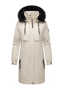Navahoo Damen Kurzmantel "Kaltwetterretter 14", grau, Basic, Gr. XXL, Obermaterial: 55% Nylon, 45% Baumwolle, Innenfutter: 100% Polyester,
