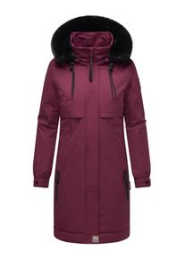 Navahoo Damen Kurzmantel "Kaltwetterretter 14", rot, Basic, Gr. M, Obermaterial: 55% Nylon, 45% Baumwolle, Innenfutter: 100% Polyester, Wattierung: