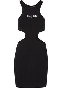 Thug Life Damen Shirtkleid "Thug Life Damen Thug Life Dress OurSpot", schwarz, casual, Gr. XXL, 95% Polyester, 5% Elasthan, Kleider