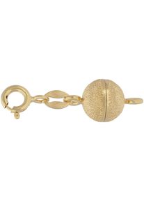 Firetti Magnetschließe "Schmuck Geschenk Silber 925 Verlängerung Kette zum Einhängen Kugel", gold, Silber, L:2,6cm Ø:8mm, Schmuck-Wechselteile