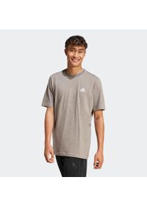 Herren T-Shirt "M MEL T", grau, sportlich, Gr. XXL, adidas Sportswear, Obermaterial: 100% Baumwolle, Shirts