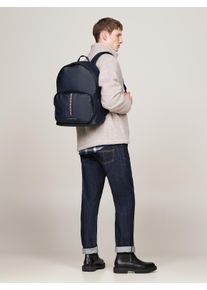 Tommy Hilfiger Rucksack "Men TH CORP DOME BACKPACK Backpack", blau, Polyester, casual, Rucksäcke, Rucksack Herren