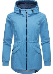 Ragwear Damen Outdoorjacke "Dowey Tech", blau, casual, Gr. L, Außenmaterial: 100% Polyester, Innenfutter: 100% Polyester, Jacken, stylische
