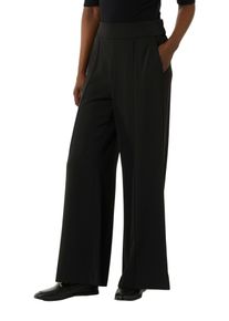 comma, COMMA Damen Jogger Pants, schwarz, casual, Gr. 44, Obermaterial: 97% Polyester, 3% Elasthan, Hosen, mit weitem Bein