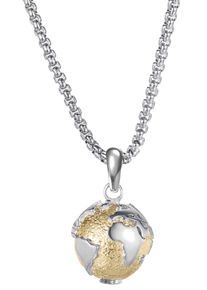 Firetti Damen Kette mit Anhänger "Schmuck Geschenk Earth Collection", 50, Edelstahl, gold, Edelstahl, Halsketten