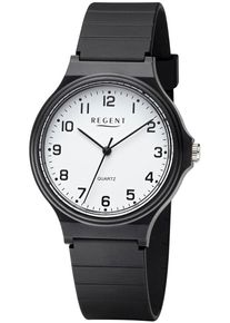 Regent Uhren REGENT Damen Quarzuhr, schwarz, Armbanduhren, Armbanduhr, Herrenuhr, Damenuhr, analog