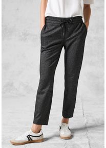 Cecil Damen Stoffhose, grau, casual, Gr. XL, unifarben, Stoff, 58% Polyester, 32% Viskose, 8% Polyamid, 2% Elasthan, Hosen, Middle Waist