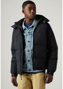Levi's LEVI'S Herren Steppjacke "ROCKRIDGE SHORT PUFFER", schwarz, casual, Gr. XXL, unifarben, Web, Obermaterial: 100% Polyamid, Jacken