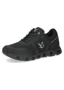 Caprice Damen Plateausneaker, Gr. 39, schwarz, Textil, Lederimitat, unifarben, sportlich, Schuhe, Freizeitschuh, Halbschuh, Komfortschuh mit