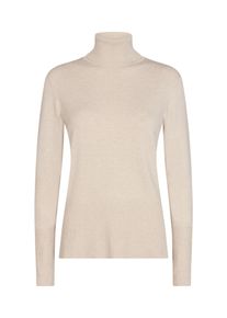 soyaconcept Damen Rollkragenpullover "SC-DOLLIE 145", beige, casual, Gr. XL, meliert, Feinstrick, Obermaterial: 75% Viskose, 25% Nylon, Pullover