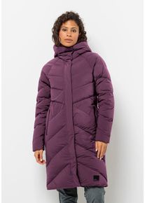 Jack Wolfskin Damen Daunenmantel "MARIENPLATZ COAT W", lila, Gr. S, Obermaterial: 87% Polyamid, 13% Elastan; Futter: 100% Polyester; Füllung: 90%
