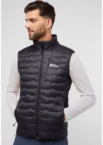 Jack Wolfskin Herren Daunenweste "PASSAMANI DOWN VEST M", grau, Gr. XXL, Obermaterial: 100% Polyamid ; Futter: 100% Polyester; Füllung: 90%