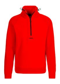 BOSS Green Herren V-Ausschnitt-Pullover "Zartic", rot, casual, Gr. M, unifarben, Strick, Obermaterial: 63% Viskose, 25% Polyester, 12% Polyacryl,