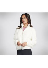 Skechers Damen Fleecejacke, beige, sportlich, Gr. XXL, Obermaterial: 100% Polyester, Jacken