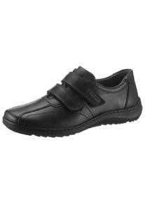 Waldläufer WALDLÄUFER Herren Klettschuh "Herwig", Gr. 10, schwarz, Nappaleder, sportlich, Schuhe, Slipper, Komfortschuh, Freizeitschuh mit Klettverschlüssen,