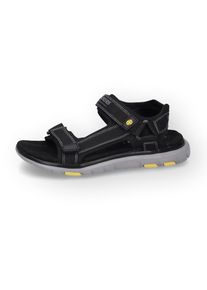 Herren Sandale, Dockers by Gerli, Gr. 43, schwarz, Textil, sportlich, Schuhe, Sommerschuh, Klettschuh, Outdoorsandale, mit leichter Sohle