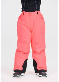 ZIGZAG Kinder Skihose "Provo", rosa, sportlich, Gr. 92, unifarben, 100% Polyester, Hosen, mit 10.000 mm Wassersäule