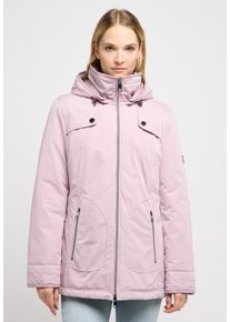 Barbara Lebek Damen Outdoorjacke, rosa, casual, Gr. 46, unifarben, Obermaterial: 100% Polyester. Futter: 100% Polyamid, Jacken, mit Kapuze