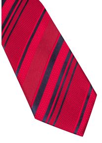Eterna Herren Krawatte, rot, klassisch, Seide, Krawatten