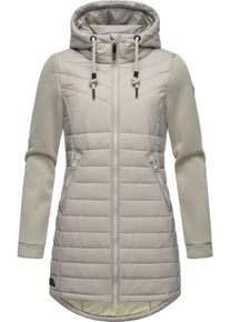 Ragwear Damen Langjacke "Sandrra Long", weiß, sportlich, Gr. L, Obermaterial: 100% Polyester, Futter: 100% Polyester, Wattierung: 100% Polyester,
