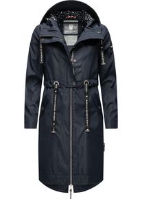 Navahoo Damen Funktionsparka "Josinaa", blau, casual, Gr. XS, Obermaterial: 100% Polyester, Futter: 100% Polyester, Wattierung: 100% Polyester,