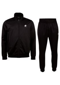 Lotto Herren Trainingsanzug, schwarz, sportlich, Gr. M, unifarben, 100% Polyester, Sportanzüge, - besonders leicht & bequem