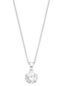 Amor Damen Kette mit Anhänger "2026227", Silber 925 (Sterlingsilber), L: 45cm, bunt, Silber 925 (Sterlingsilber), Halsketten, mit Zirkonia (synth.)