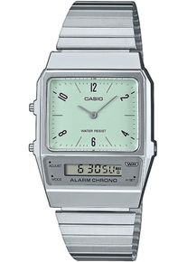 CASIO VINTAGE Damen Chronograph, silber, Armbanduhren, Quarzuhr, Armbanduhr, Damenuhr, Herrenuhr, Edelstahlarmband, analog