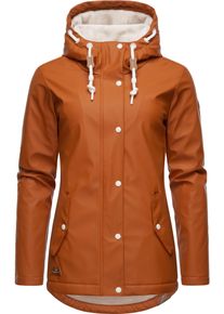 Ragwear Damen Regenjacke "Marge", braun, casual, Gr. XL, Obermaterial: 100% Polyester, Futter: 100% Polyester, Wattierung: 100% Polyester, Jacken,