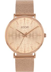 JOOP! JOOP Damen Quarzuhr, gold, Armbanduhren, Armbanduhr, Damenuhr, Edelstahlarmband
