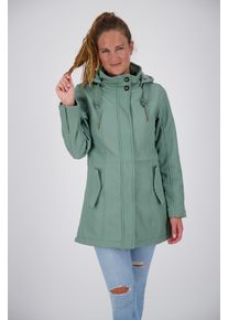 DEPROC Active Damen Softshellmantel "SKY PEAK WOMEN", grau, casual, Gr. 46, 96% Polyester; 4% Elasthan, Mäntel, auch in Großen Größen erhältlich