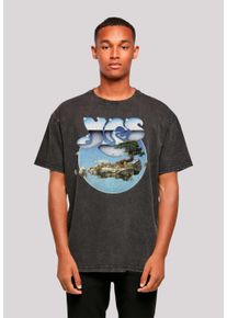 F4NT4STIC Herren T-Shirt "YES Chrome Island", schwarz, casual, Gr. XS, Obermaterial: 100% Baumwolle, Shirts, Premium Qualität