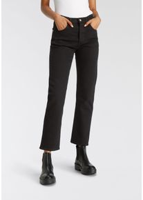 Levi's LEVI'S Damen 7/8-Jeans "501 Crop", schwarz, casual, Gr. 25, Denim/Jeans, Obermaterial: 97% Baumwolle, 2% Polyester, 1% Elasthan, Jeans, 501