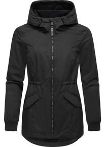 Ragwear Damen Outdoorjacke "Dowey A", schwarz, casual, Gr. L, Außenmaterial: 100% Polyester, Innenfutter: 100% Polyester, Jacken, Wasser- und
