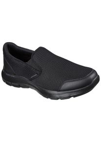 Skechers Herren Slip-On Sneaker "FLEX ADVANTAGE 4.0", Gr. 39, schwarz, Textil, Synthetik, sportlich, Schuhe, Slipper, Schhlupfschuh, Komfortschuh mit