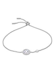 Fossil Damen Silberarmband "JFS00519040", Silber 925 (Sterlingsilber), bunt, Silber 925 (Sterlingsilber), Armbänder, mit Zirkonia (synth.) - mit