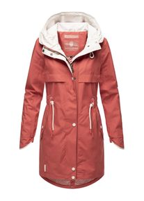 Navahoo Damen Kurzmantel "Xankaa", rot, modisch, Gr. XL, Obermaterial: 100% Polyester, Futter: 100% Polyester, Mäntel, Modischer Damen Übergangsparka