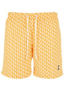 Urban Classics Herren Badeshorts "Urban Classics Herren Pattern Swim Shorts", orange, Gr. XXL, 100% Polyester, Badehosen