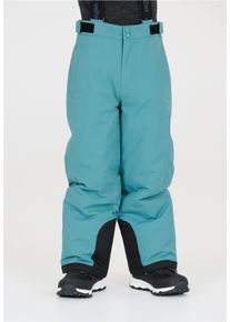 ZIGZAG Kinder Skihose "Provo", blau, sportlich, Gr. 152, unifarben, 100% Polyester, Hosen, mit 10.000 mm Wassersäule