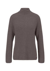Fynch-Hatton Damen Strickpullover, grau, casual, Gr. S, Obermaterial: 51% Baumwolle, 49% Polyamid, Pullover, mit gerippter Struktur