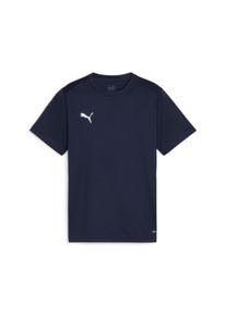 Puma Kinder Trainingstop "TEAMGOAL JERSEY JR", blau, sportlich, Gr. 152, unifarben, Web, Obermaterial: 100% Polyester, Tops