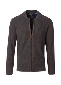 Casamoda Herren Strickjacke "Casamoda Strickjacke uni", beige, Gr. XXL, 100% Baumwolle, Strickjacken