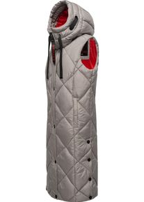 Navahoo Damen Steppweste "Schnuckel", grau, modisch, Gr. XL, Oberstoff: 100% Polyester; Futter: 100% Polyester; Wattierung: 100% Polyester, Westen,